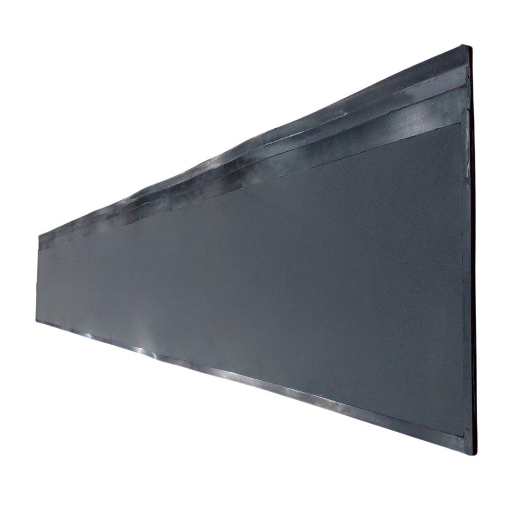 Roiskeläppä 2400x380x4 PA 10 mm V-Palco